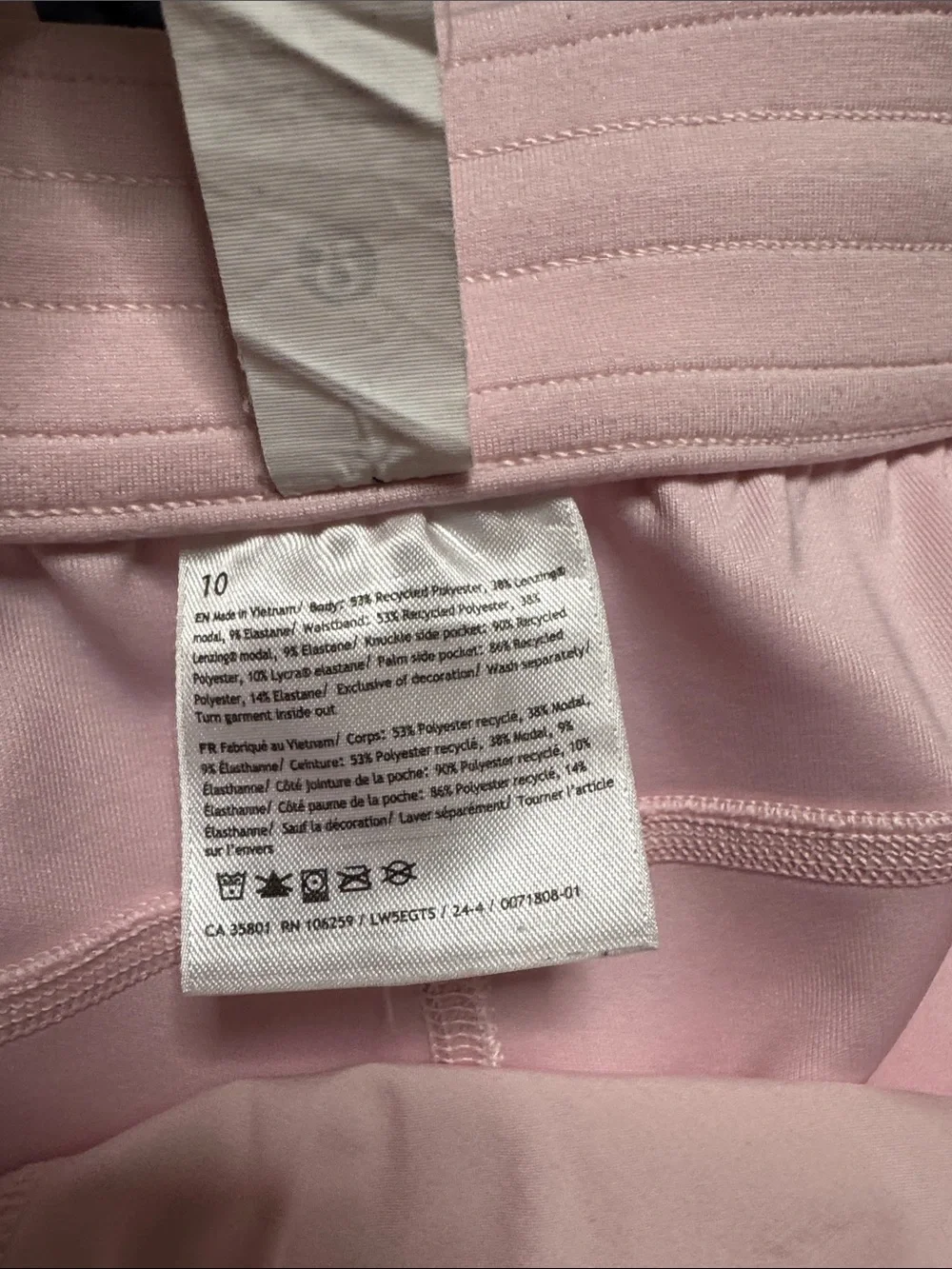 lululemon athletica High Rise Softstreme Pants in Flush Pink